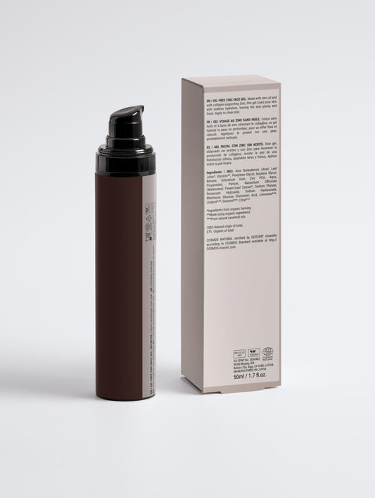 Oil-Free Zinc Face Gel for Men - RAVV