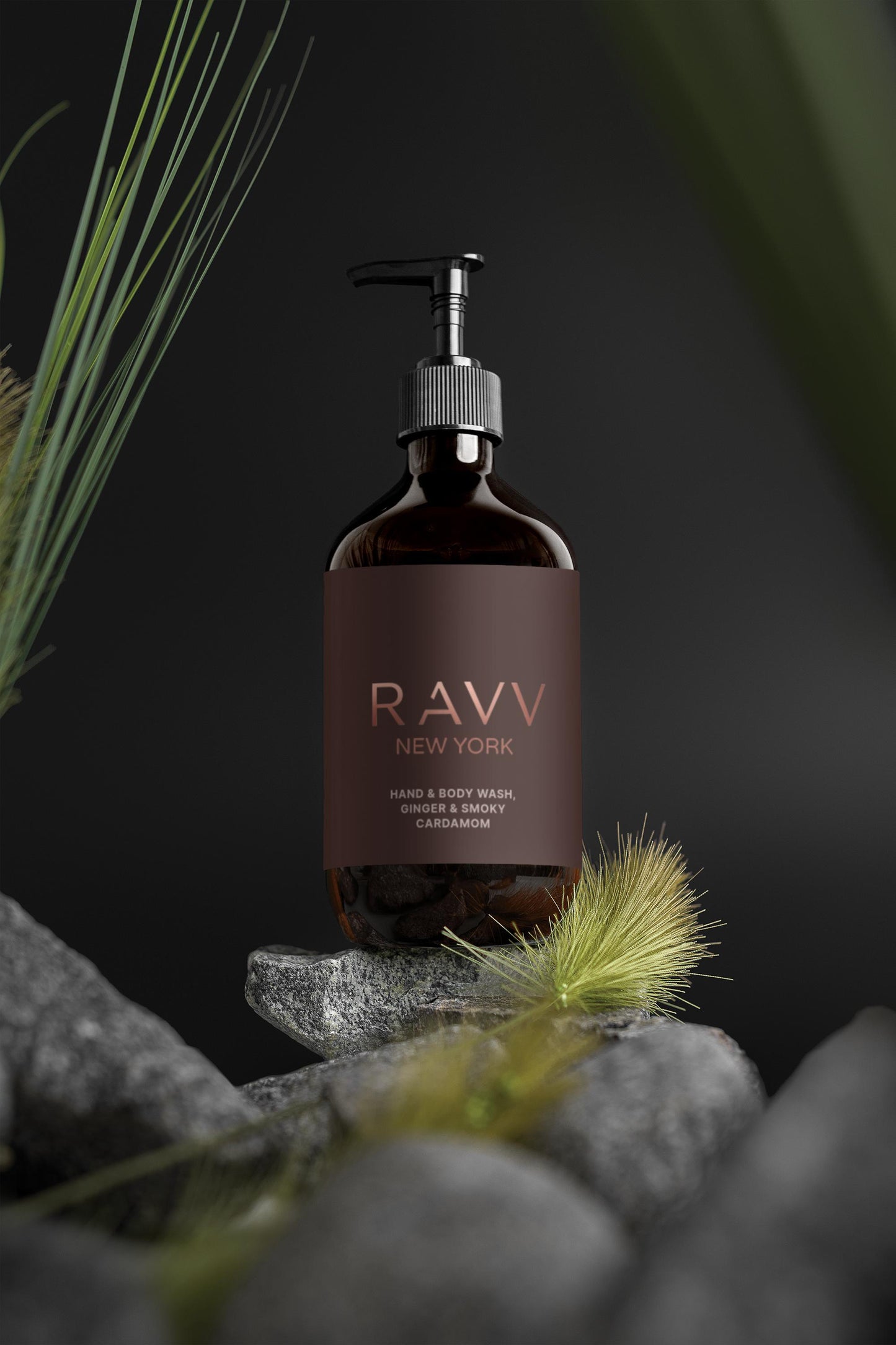 Ginger & Smoky Cardamom Hand & Body Wash - RAVV