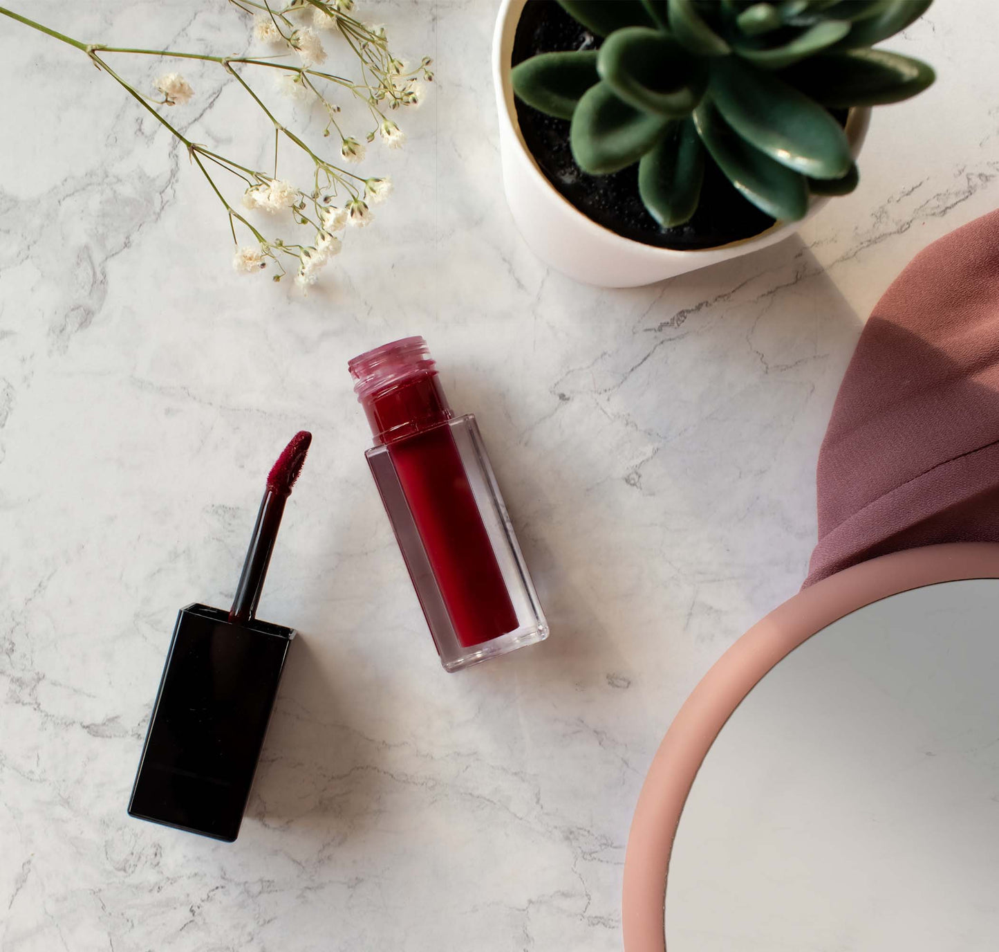 Matte Lip Stain - Deep Burgundy - RAVV