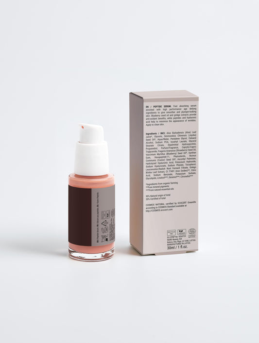 Luxurious Peptide Anti-Aging Serum with Hyaluronic Acid - RAVV