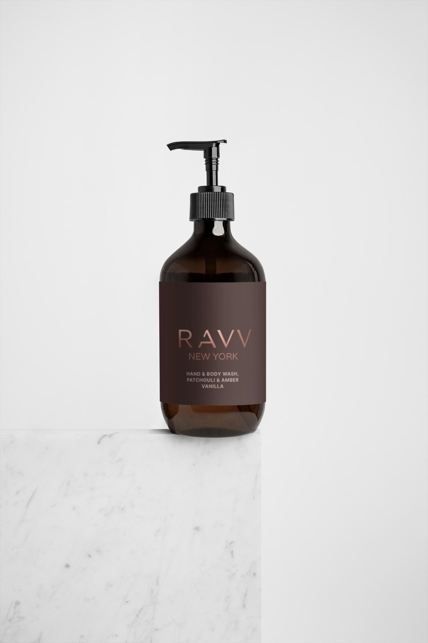 Patchouli & Amber Vanilla Hand & Body Wash - RAVV