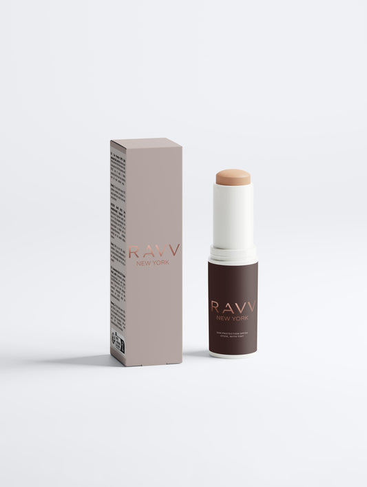 SPF 50 Mineral Tinted Sunscreen Stick - RAVV