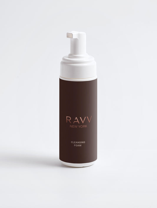 Gentle Cleansing Foam with Rose and Chamomile - RAVV