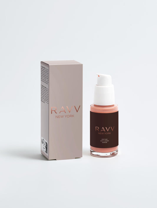 Luxurious Peptide Anti-Aging Serum with Hyaluronic Acid - RAVV